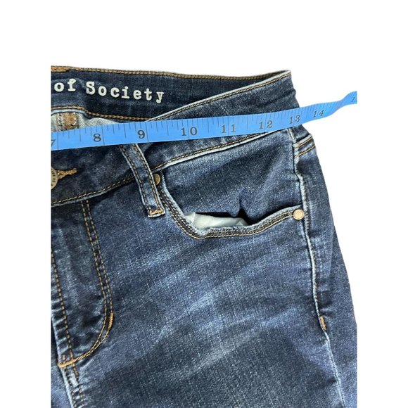 ARTICLES OF SOCIETY Womens 26 Sarah Skinny Jeans In Silver Lake - Picture 9 of 13